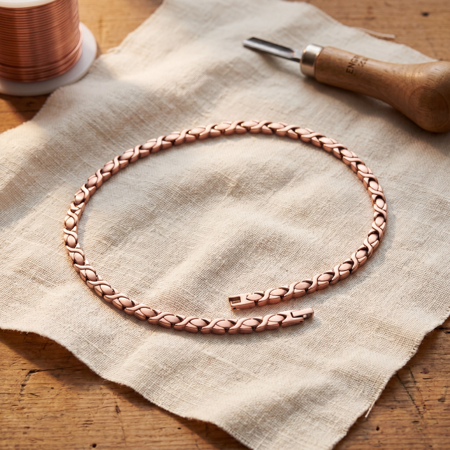 Zélia Cobre Colar Cedro