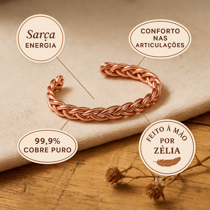 Zélia Cobre Pulseira Sarça