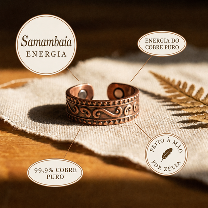 Zélia Cobre Anel Samambaia
