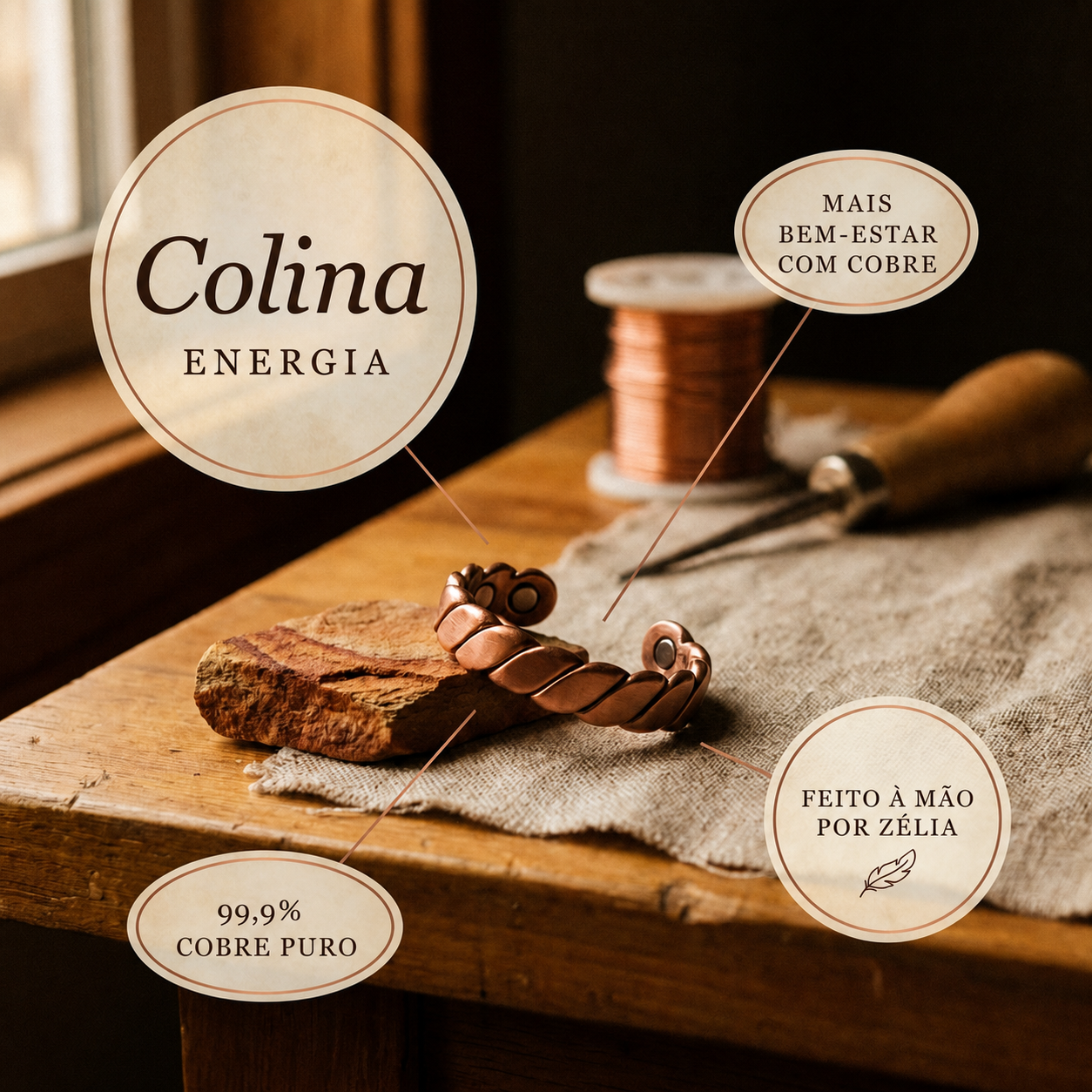 Zélia Cobre Anel Colina