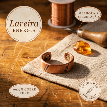 Zélia Cobre Anel Lareira