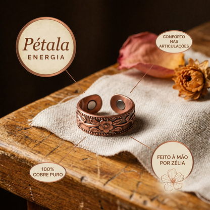 Zélia Cobre Anel Pétala