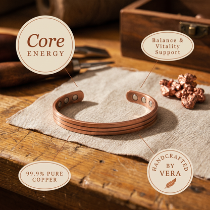 Zélia Cobre Pulseira Núcleo