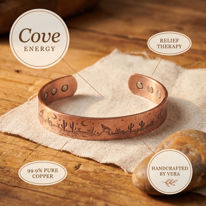 Zélia Cobre Pulseira Enseada