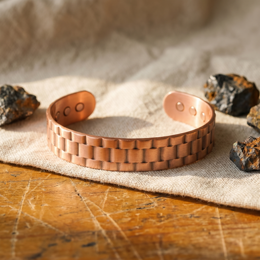 Zélia Cobre Pulseira Masculino Minério