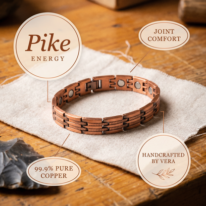 Zélia Cobre Pulseira Masculino Pico