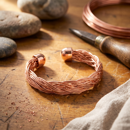 Zélia Cobre Bracelete Olmo