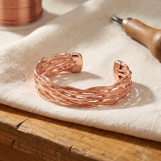Zélia Cobre Pulseira Fiapo