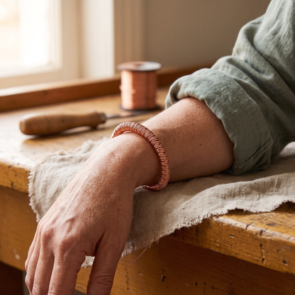 Zélia Cobre Bracelete Fiorde