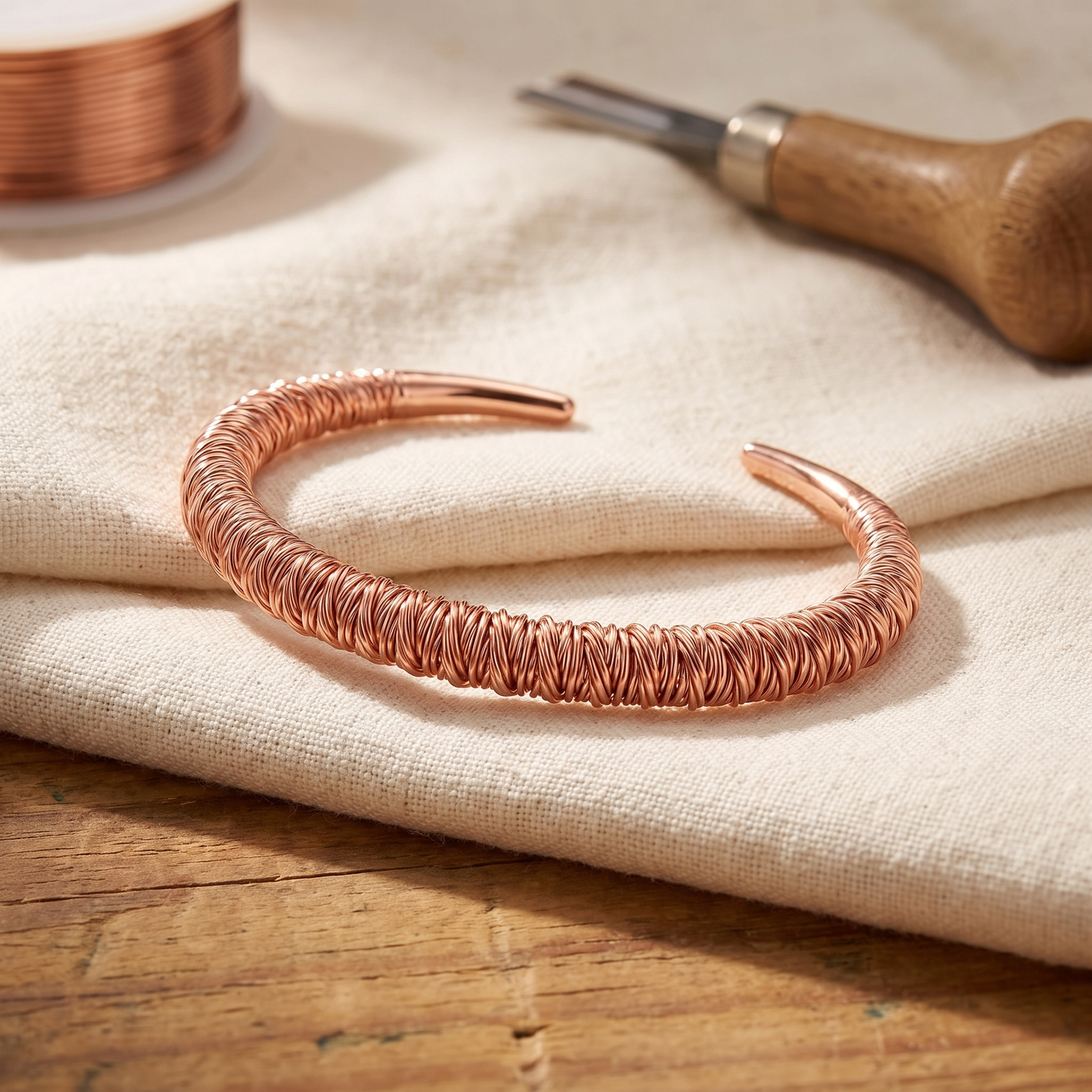 Zélia Cobre Bracelete Fiorde